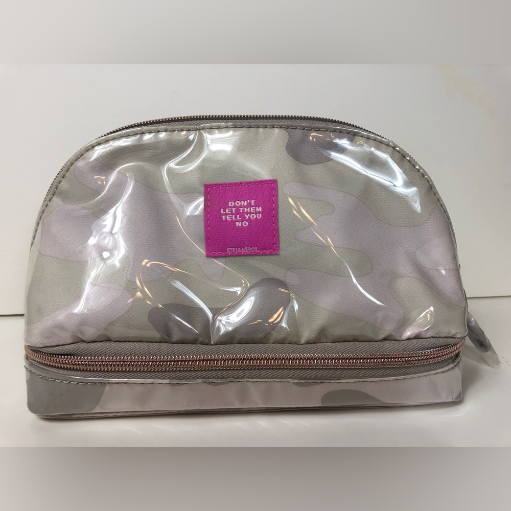 STELLA & DOT CRUSH IT Beauty Bag in Blush NIB